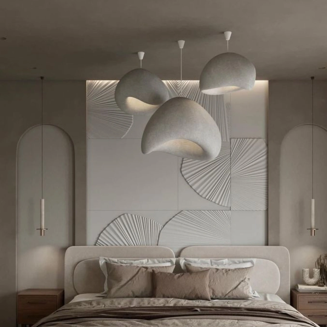 Bedroom Wooden Wall Panel 